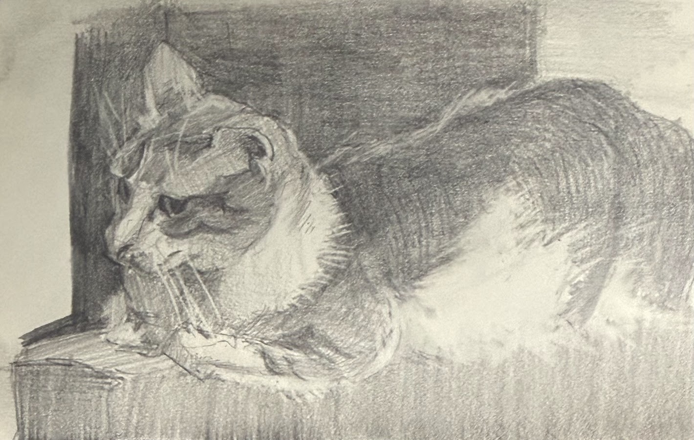 Artemis at rest, 9x12cm