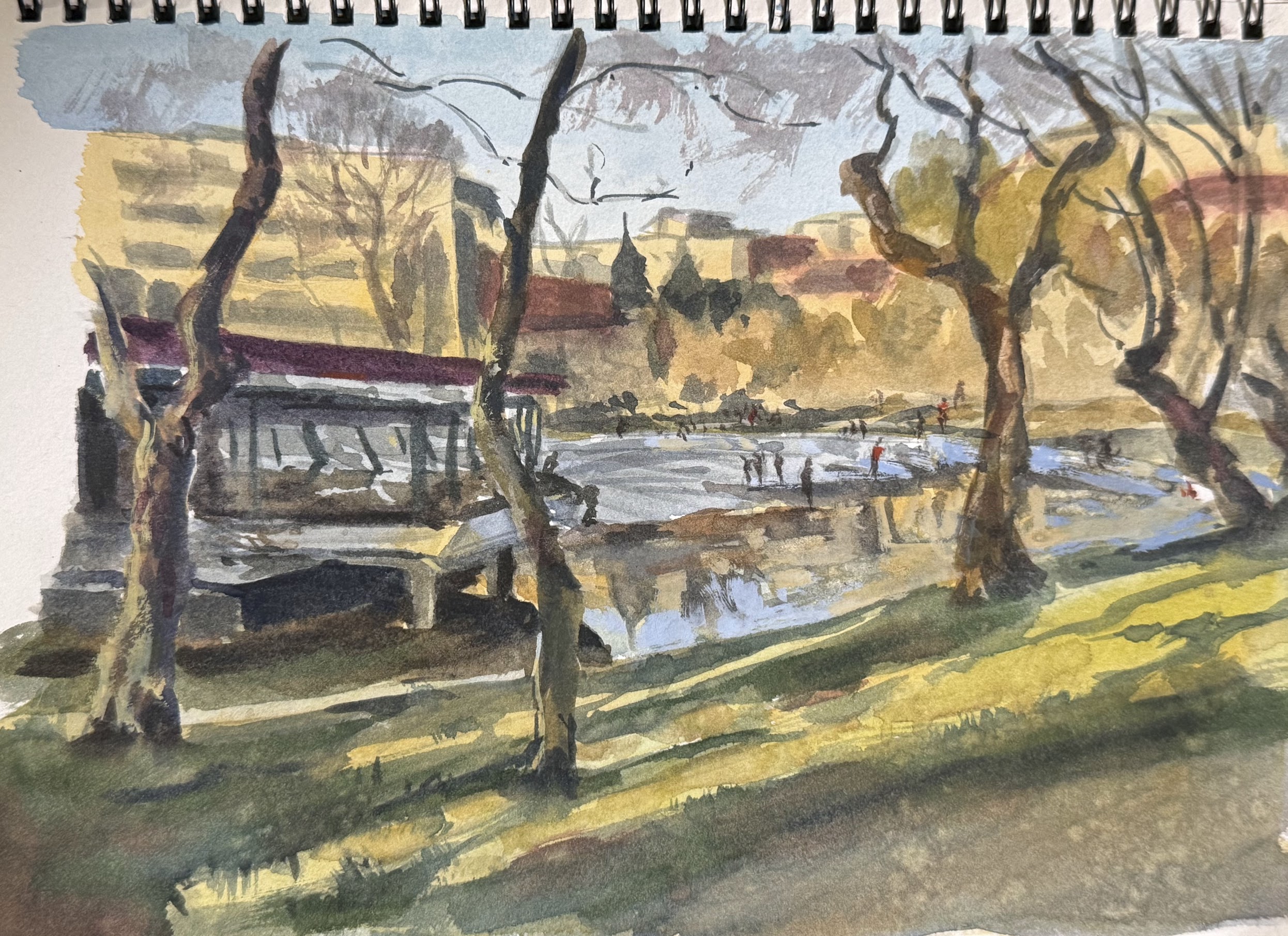 Cismigiu Casino, 19x26cm